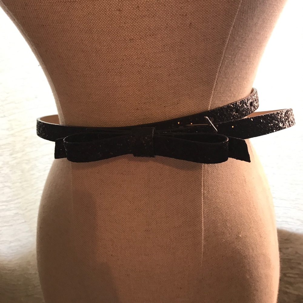 COPY - Kate Spade Glitter Bow Belt